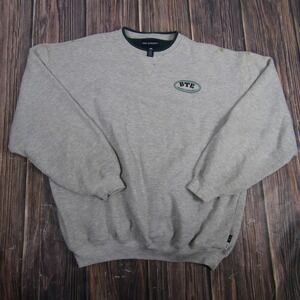 Port Authority Sweatshirt Mens Large Gray BTE Concrete Formwork Logo Crewneck